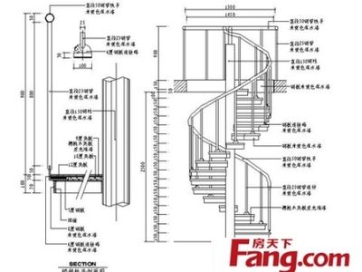 螺旋樓梯設計圖紙大全 建筑消防施工 第4張