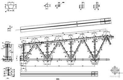 梯形鋼屋架設計圖紙