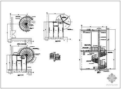 螺旋樓梯施工圖