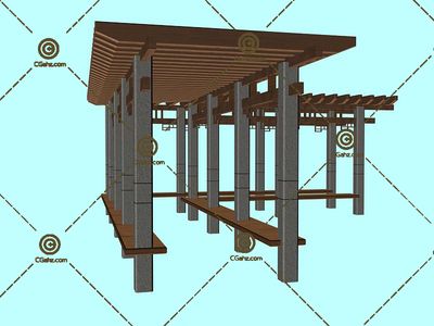 景觀鋼結構廊架制作專業廠家