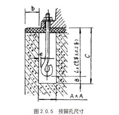 鋼結構預埋螺栓錨固長度