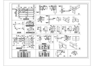 廠(chǎng)房鋼構(gòu)加固設(shè)計(jì)圖紙大全