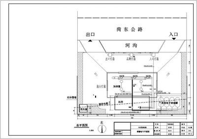 加油站罩棚設計圖紙