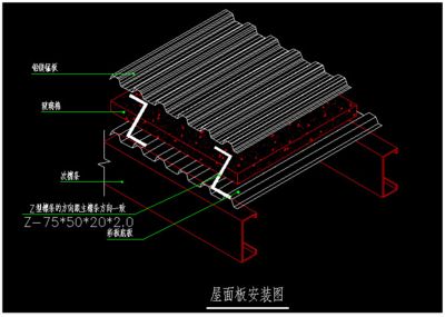 屋面板的施工方法